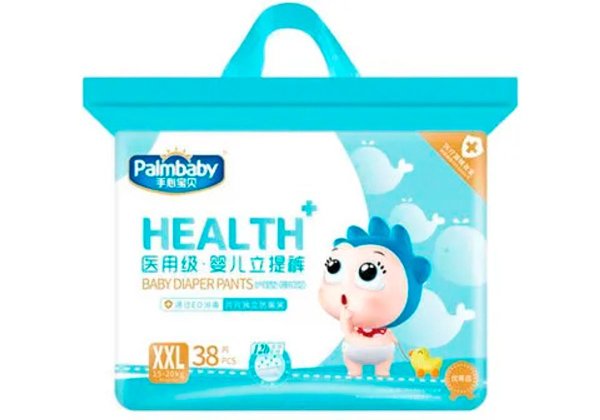 Детские подгузники "PalmBaby Health+" XXL, 40 шт