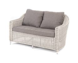 "Кон Панна" диван из искусственного ротанга двухместный, цвет бежевый