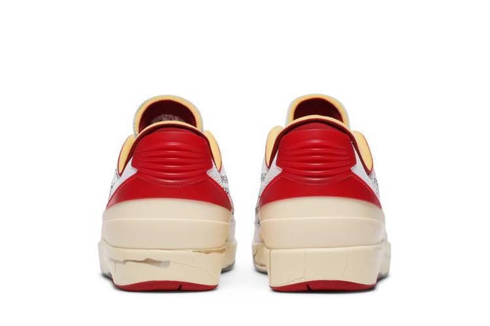 Кроссовки Off-White X Jordan Air Jordan 2 Retro Low Sp "White And Varsity Red"