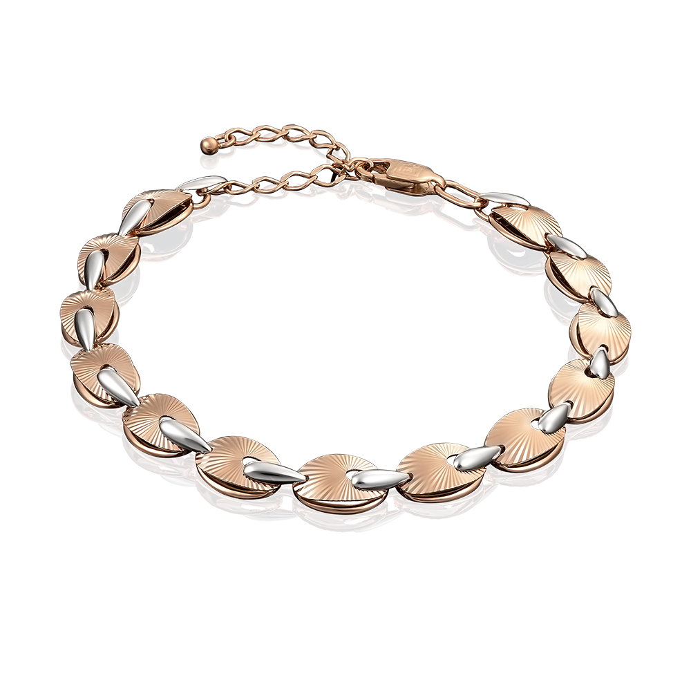 Браслет из комбинированного золота