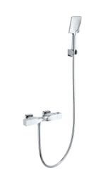 Смеситель для душа с термостатом WONZON & WOGHAND Twist, Хром (WW-B2025-A-CR)