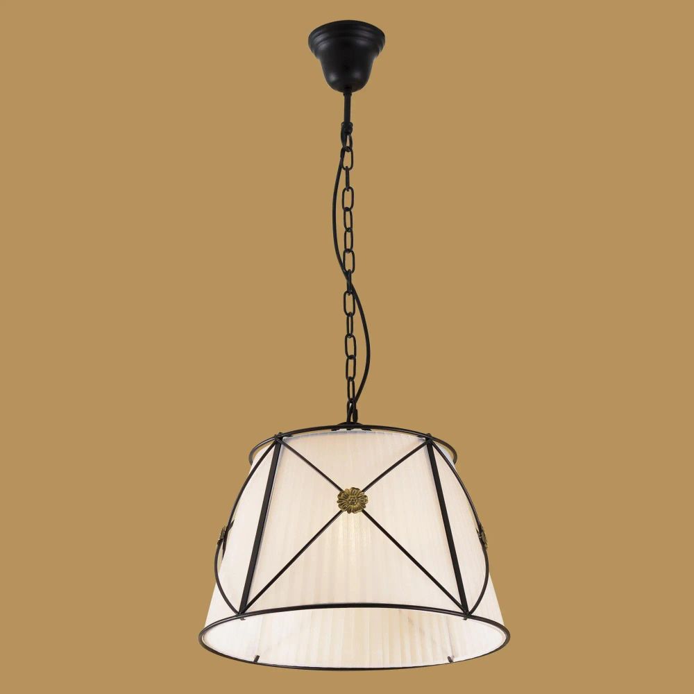 Citilux Дрезден CL409112 Подвесной светильник с белым абажуром