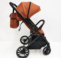 Прогулочная коляска с перекидной ручкой Luxmom H2, красная