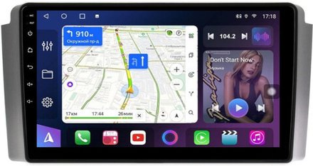 Магнитола для SsangYong Rexton 1 Y200 2002-2007 - FarCar 3270M монитор 9" QLED на Android 13, 8-ядер, CarPlay, 4G SIM-слот