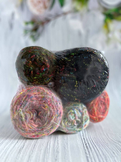 Трикотажная пряжа для вязания Лолипоп Lolipop mix color