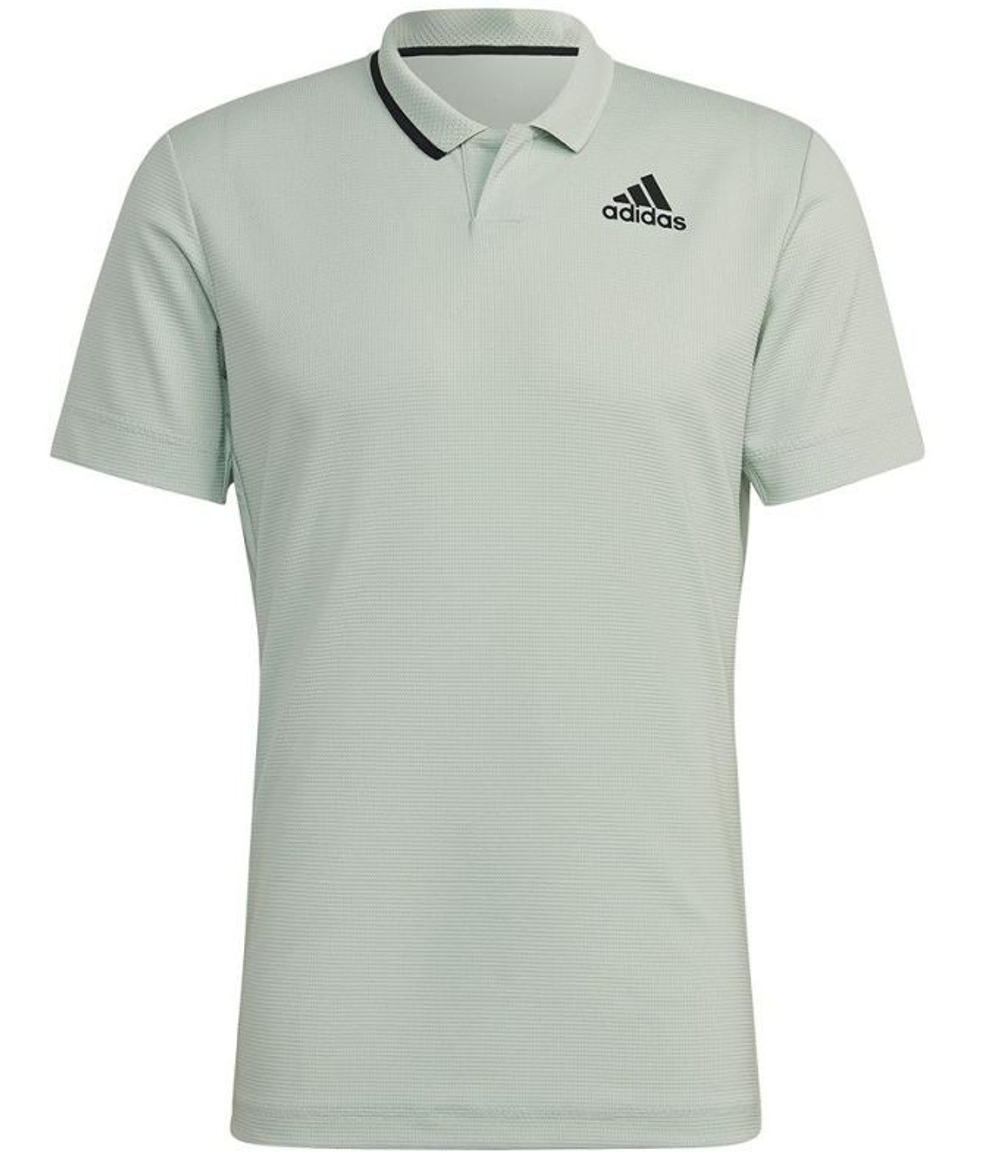 Мужское теннисное поло Adidas US Series Polo - зеленый