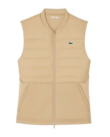 Теннисная жилетка Lacoste Sport Quilted - beige