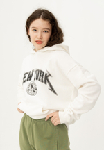 Худи Bowery NYC "New York" Off White