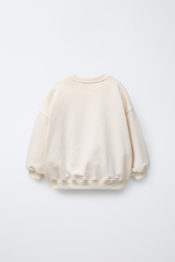 ZARA ТОЛСТОВКА С ВЫШИВКОЙ «МИННИ МАУС» ©, ЭКРЮ