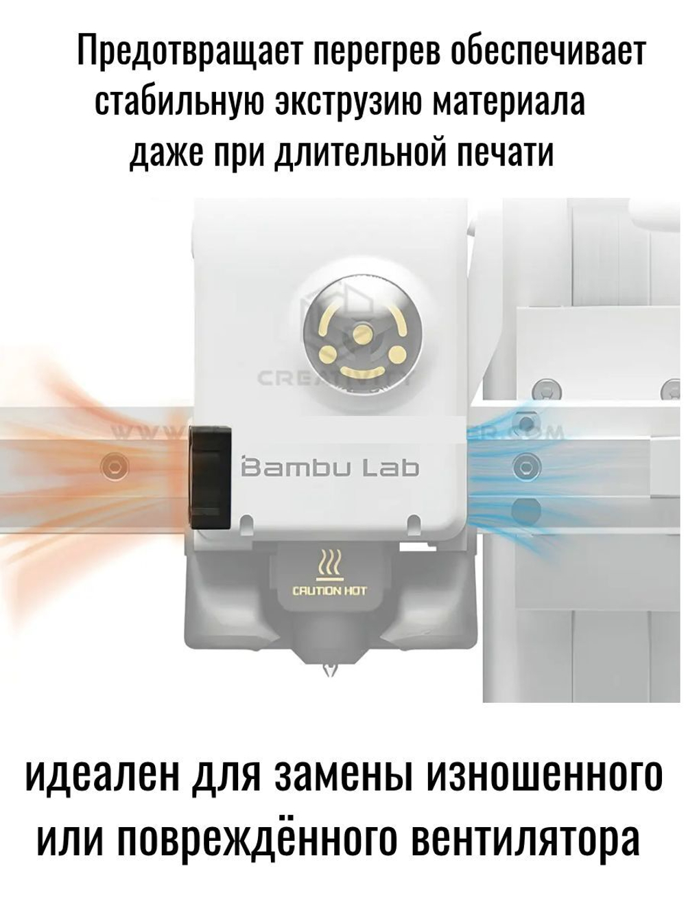 Вентилятор для обдува хотенда для Bambu Lab A1/A1 Mini