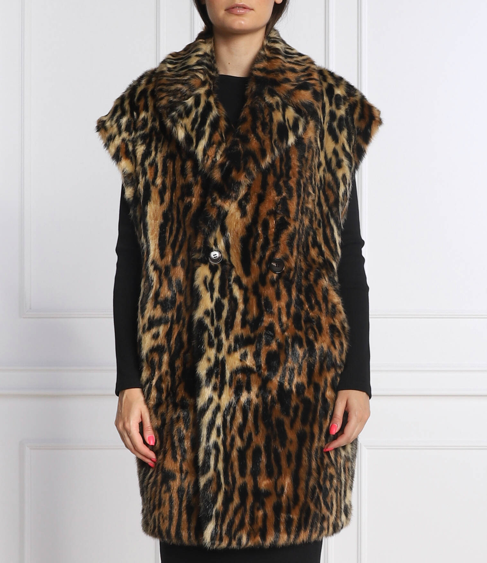 futrzany безрукавка gilet TWINSET - коричневый(222TP2182)