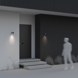 Уличный настенный светильник Outdoor O010WL-01B