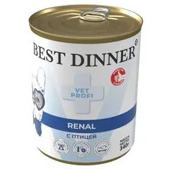 Best Dinner Vet Profi Renal корм для собак при заболеваниях почек (птица) 340 гр