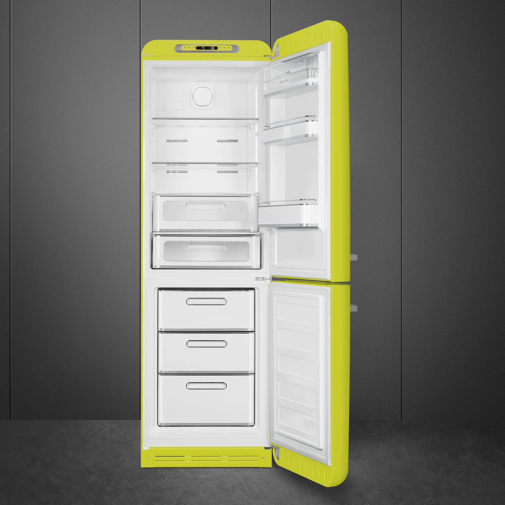 Холодильник двухкамерный цвет лайм Smeg FAB32RLI5 фото
