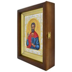 Икона святого Олега Брянского, писанная в монастыре.