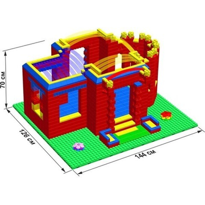 Большой конструктор LK Дворец GB5 L на платформе 48х56, для детей 2-5 лет