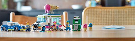 Lego konstruktor 60314 Ice Cream Truck Police Chase