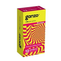 ПРЕЗЕРВАТИВЫ GANZO Точечно-ребристые, 12 шт