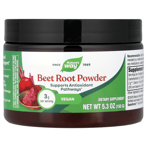Nature's Way, порошок из корнеплода свеклы, 150 г (5,3 унции)