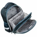 Ранец BRAUBERG KIDS STANDARD, 2 отделения, "Dino chase", 3D панель, 36х28х14 см, 272036