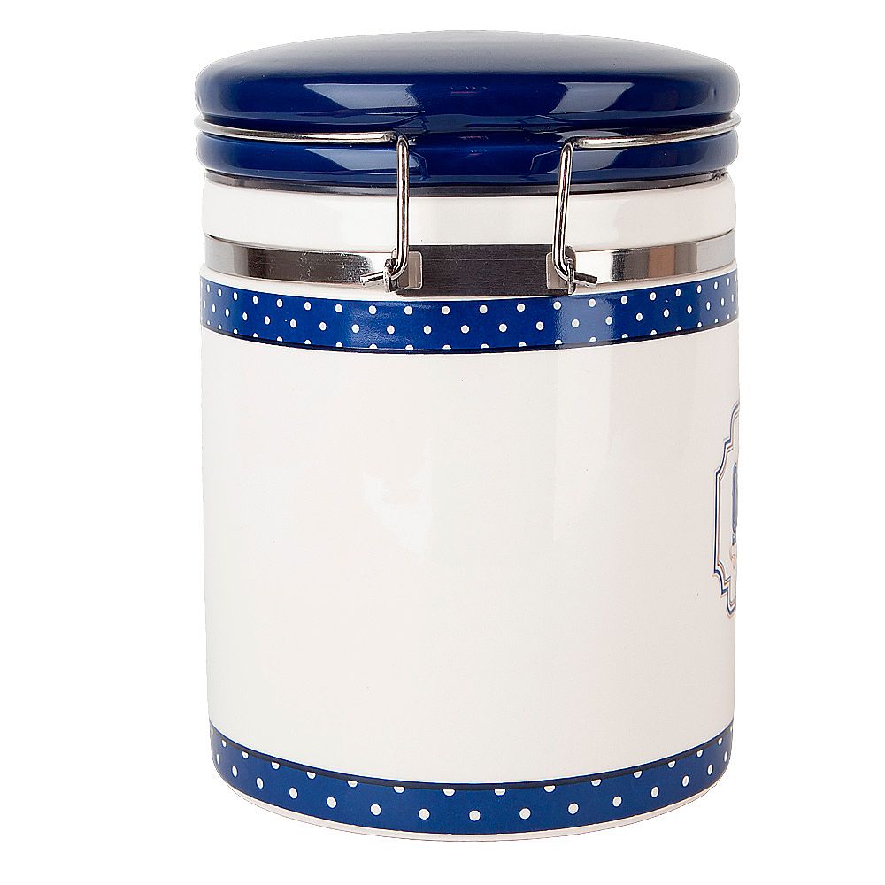 Банка для сыпучих продуктов (клипс) " " 14х10х15см v=630мл (подарочная упаковка)