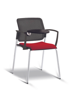 Movie стул со спинкой-сеткой и мягким сиденьем