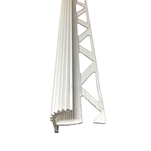 НАП Р 10мм "DO-4" 2,7м Серебро мат. нар. ребристый анод. алюм.