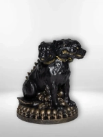Коллекционная алтарная фигурка статуэтка пес Цербер оберег