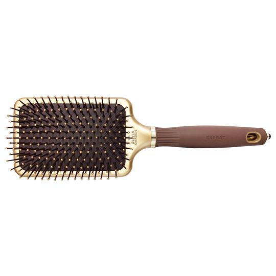 Щетка EXPERT CARE RECTANGULAR Nylon Bristle Gold&Brown L Коричневый (08227)