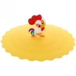 Крышка силиконовая для кружки 10см «Петушок»