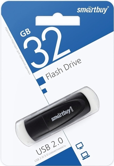 Флеш-накопитель 32 Gb Smartbuy Scout Black