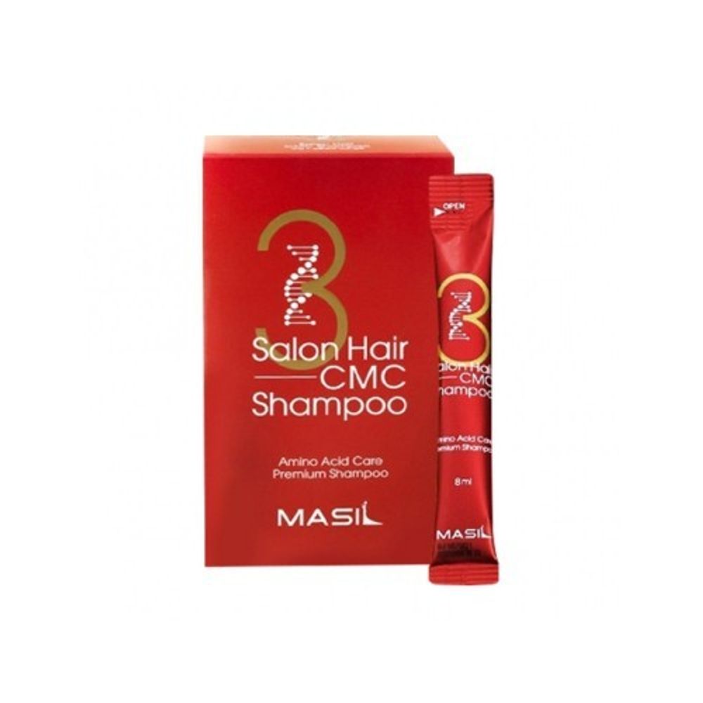 MASIL Восстанавливающий шампунь с керамидами 3 Salon Hair CMC Shampoo Pouch, 8 мл