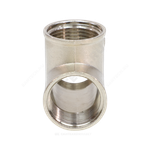 Тройник латунь никель Ду 20 (3/4") ВР/ВР VALFEX VF.130.N.034