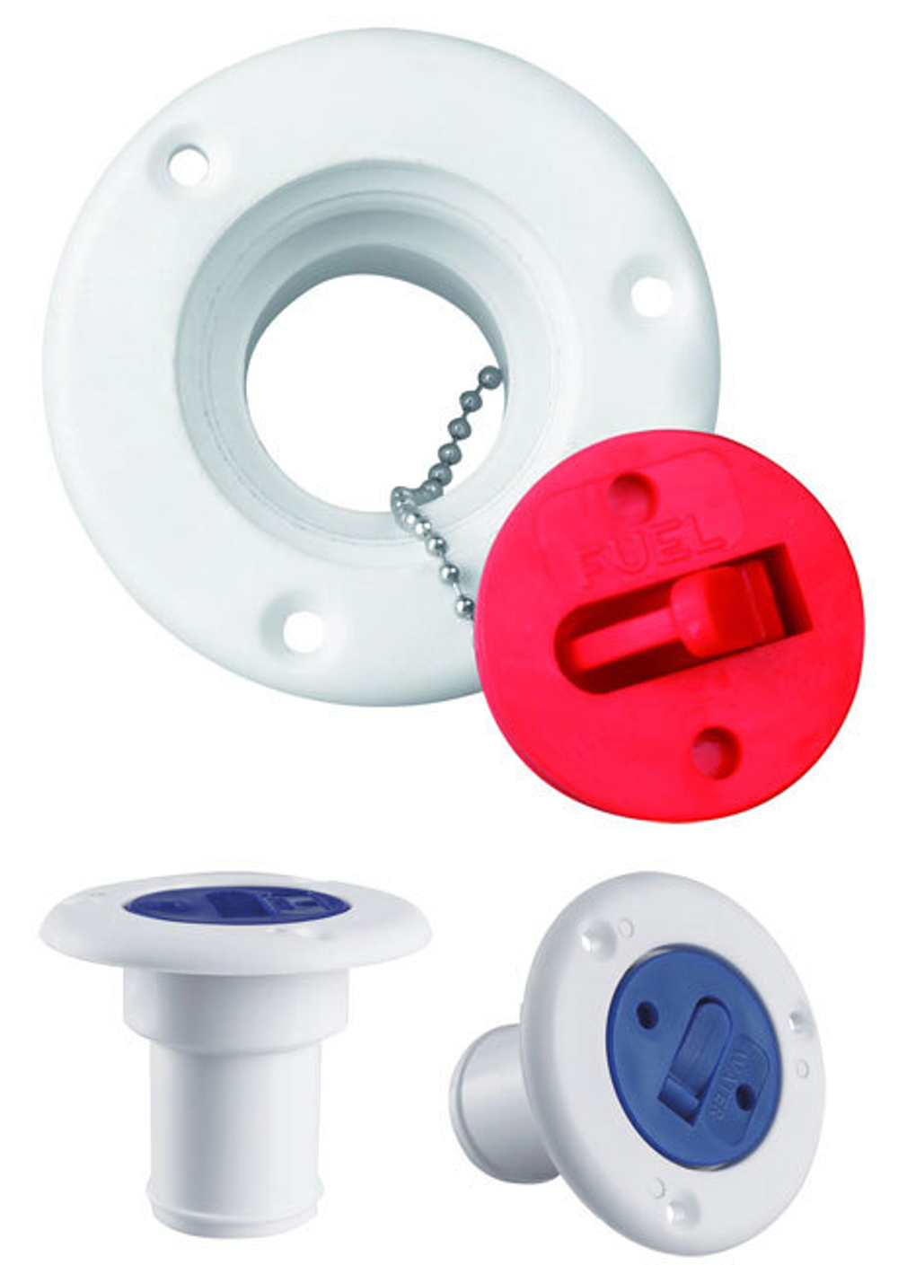 Палубная горловина, черный корпус/синяя крышка (10252295).