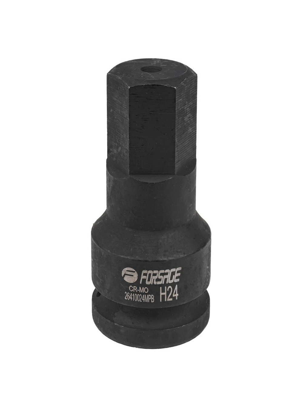 Головка-бита ударная 6-гранная 24мм, 3/4'' Forsage F-26410024MPB