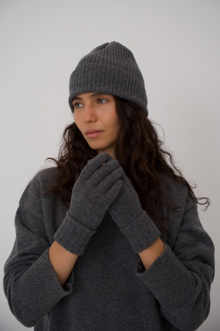 Перчатки из мериноса и кашемира