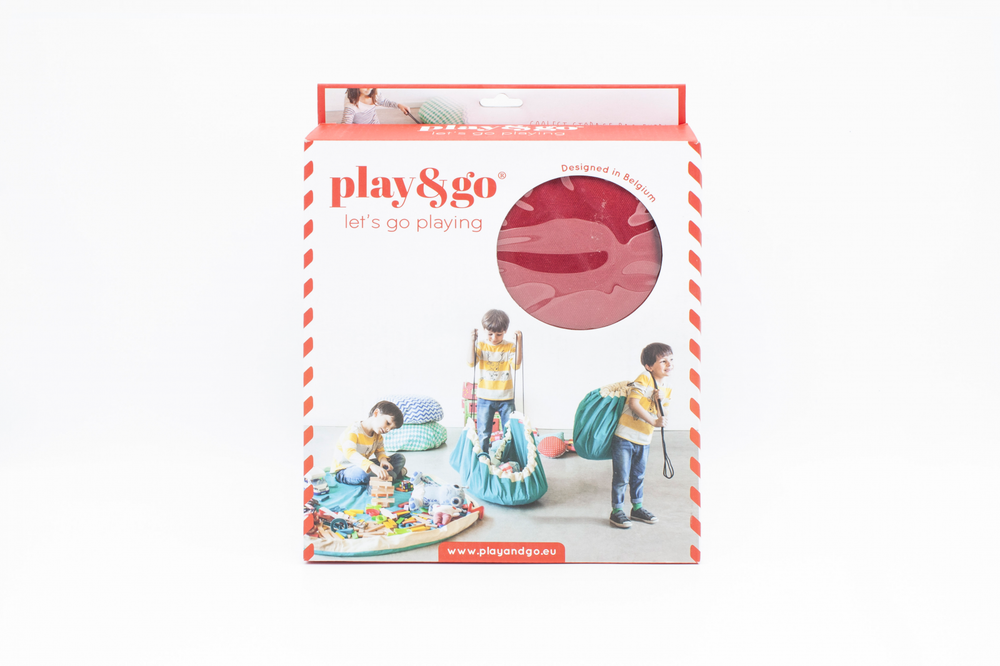 2 в 1: мешок для хранения игрушек и игровой коврик Play&Go Красный