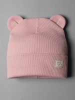 Шапка детская на осень с ушками