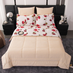 КПБ Сатин Velouria Luxe с Одеялом VL015, Евро, 4 наволочки