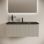 Тумба подвесная Sancos Code 990х453х400, c одним ящиком оснащенным доводчиками, цвет серая платина , арт. CD100GP