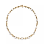 Колье из жёлтого золота с жемчугом, Tiffany ⚜️Hard Wear Pearl