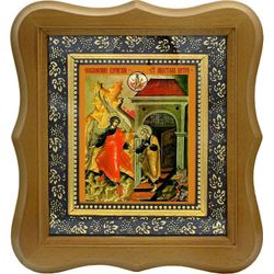 Поклонение святым веригам апостола Петра. Икона на холсте.