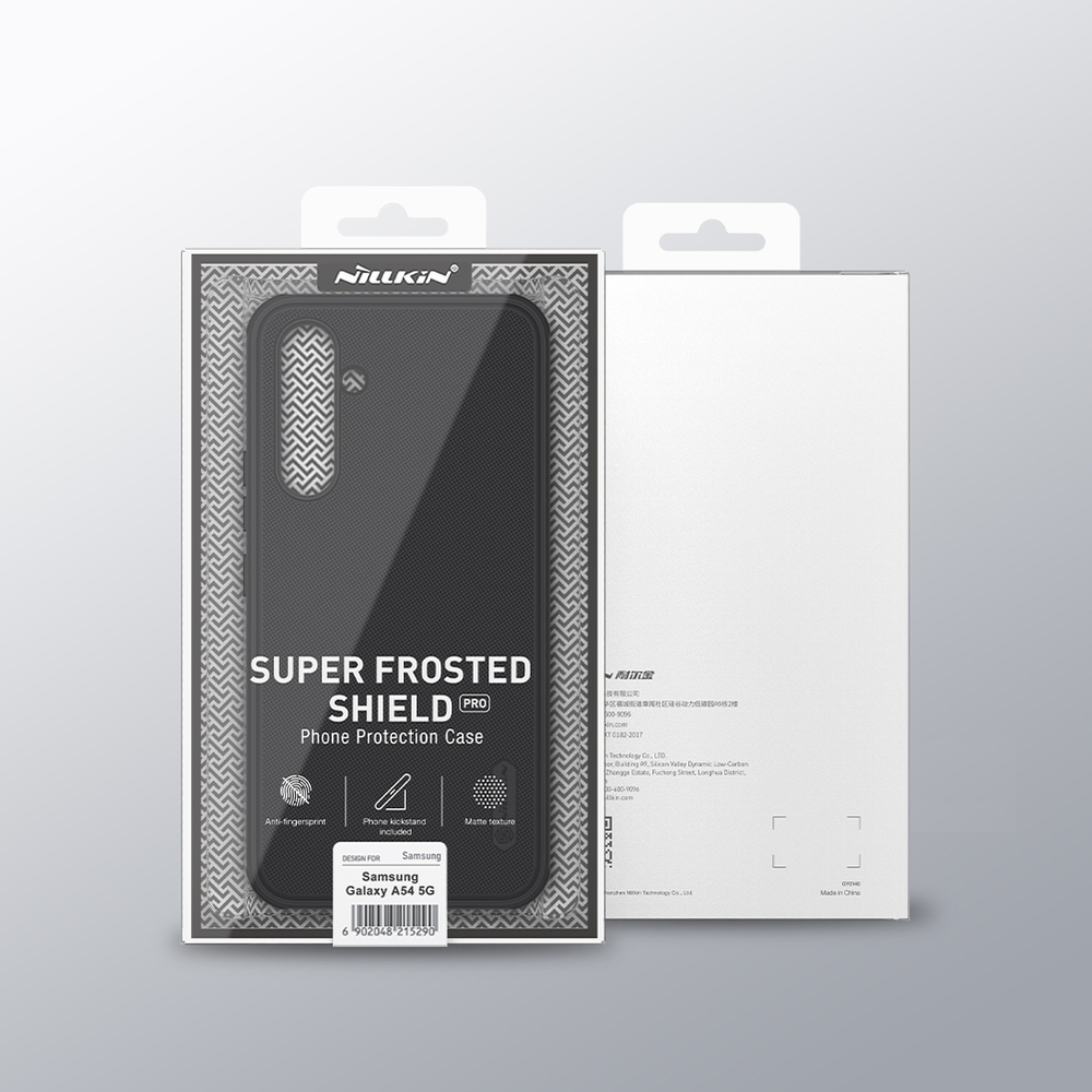 Чехол с усиленными рамками от Nillkin для Samsung Galaxy A54 5G, серия Super Frosted Shield Pro