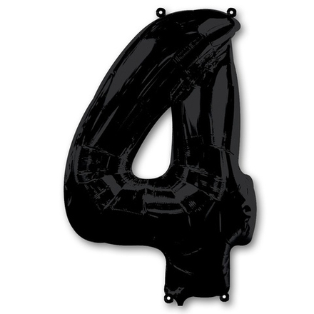 А ЦИФРА 4 Черный