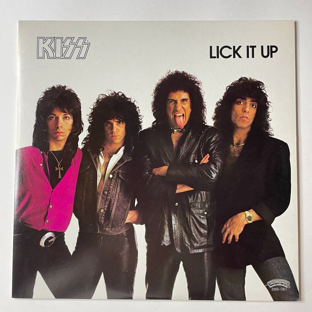 Винтажная виниловая пластинка LP Kiss Lick It Up (Japan 1983) (No Obi) Young And Wasted