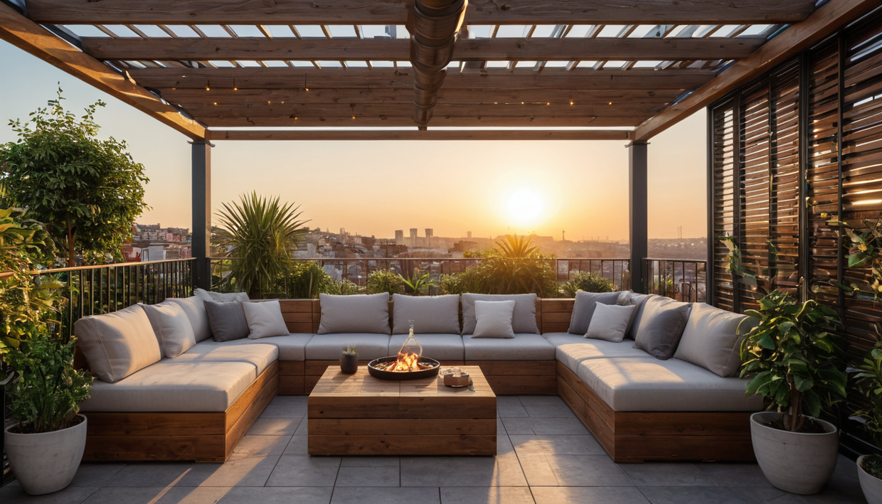 Обустройство уютной террасы и балкона: выбор напольных покрытий, ограждений и декора.