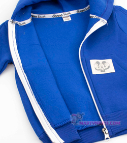 теплый костюм с капюшоном Микки флис 4854