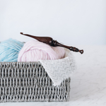 Деревянный крючок для вязания из древесины кедра 4,5 мм. K244