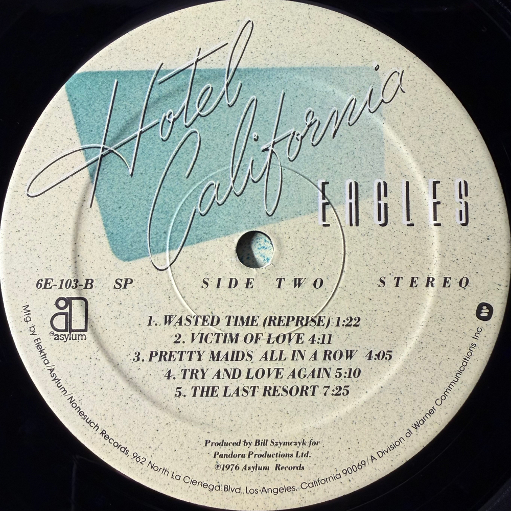 Eagles- Hotel California (США 1976г.)