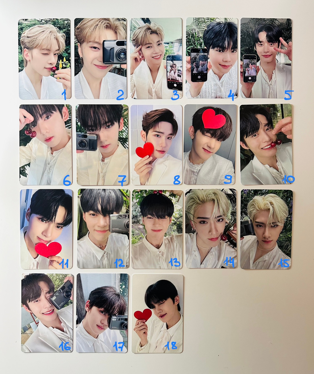 Фотокарты ZEROBASEONE (ZB1) - 2023 Fan Con Trading cards